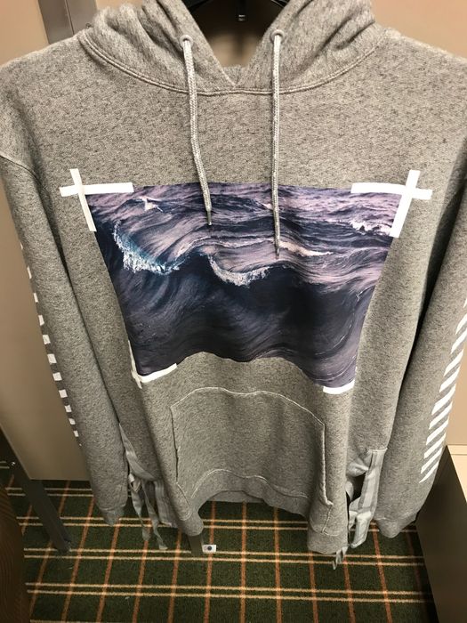 Off white outlet ocean hoodie