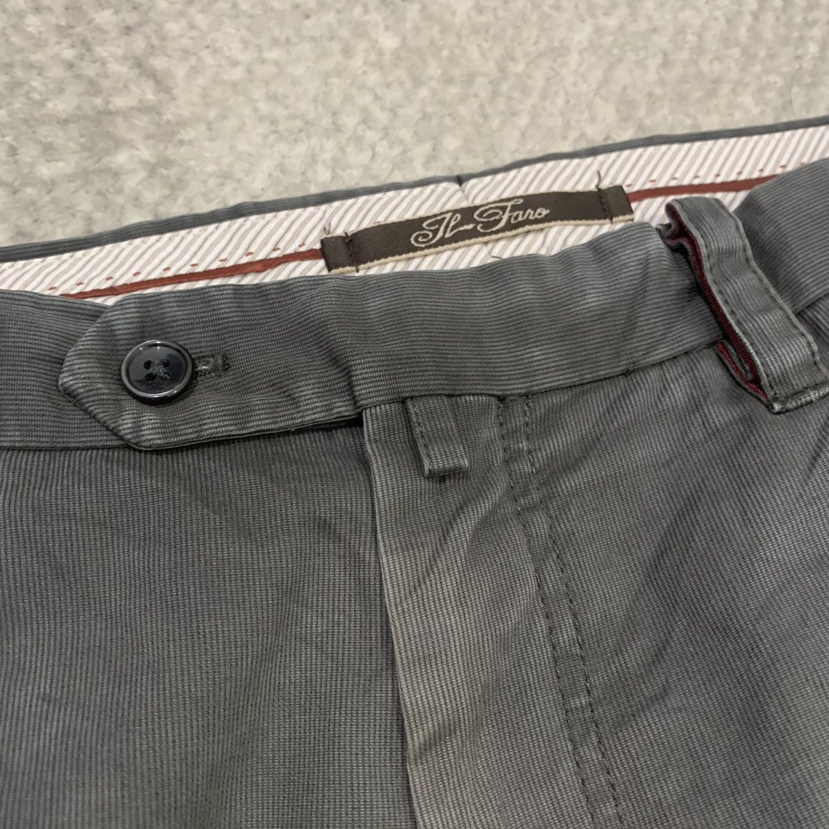 Il Bisonte × Japanese Brand × OVER THE STRiPES IL FARO Faded Stripe Multupocket Tactical Casual Cargo Pant Size US 34 / EU 50 - 8 Thumbnail