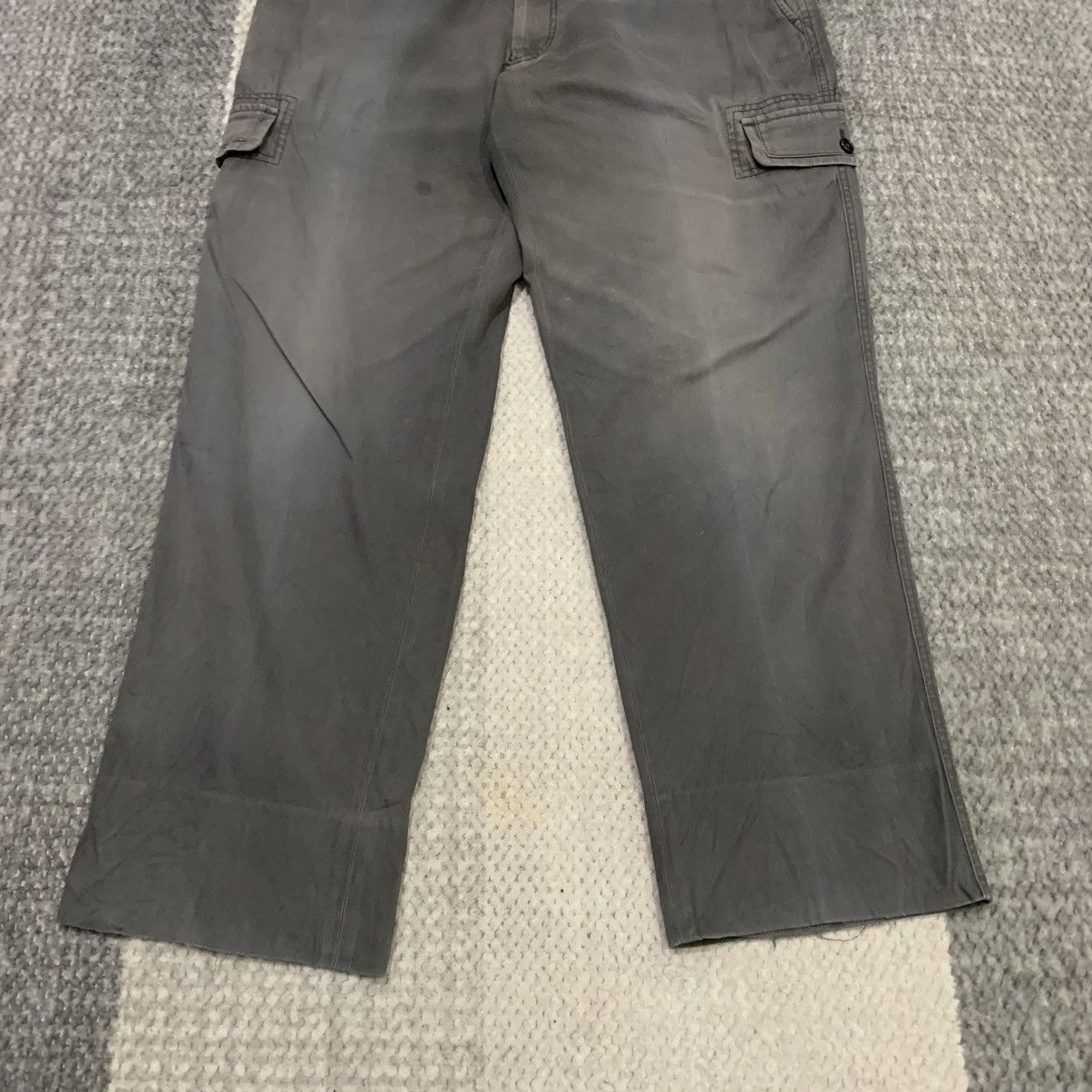 Il Bisonte × Japanese Brand × OVER THE STRiPES IL FARO Faded Stripe Multupocket Tactical Casual Cargo Pant Size US 34 / EU 50 - 5 Thumbnail