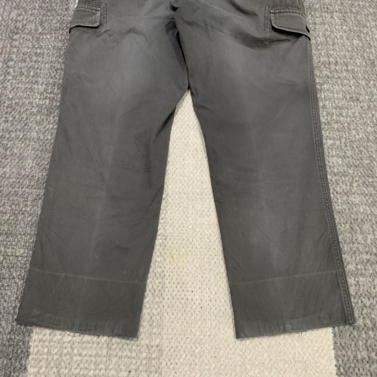 Il Bisonte × Japanese Brand × OVER THE STRiPES IL FARO Faded Stripe Multupocket Tactical Casual Cargo Pant Size US 34 / EU 50 - 11 Thumbnail