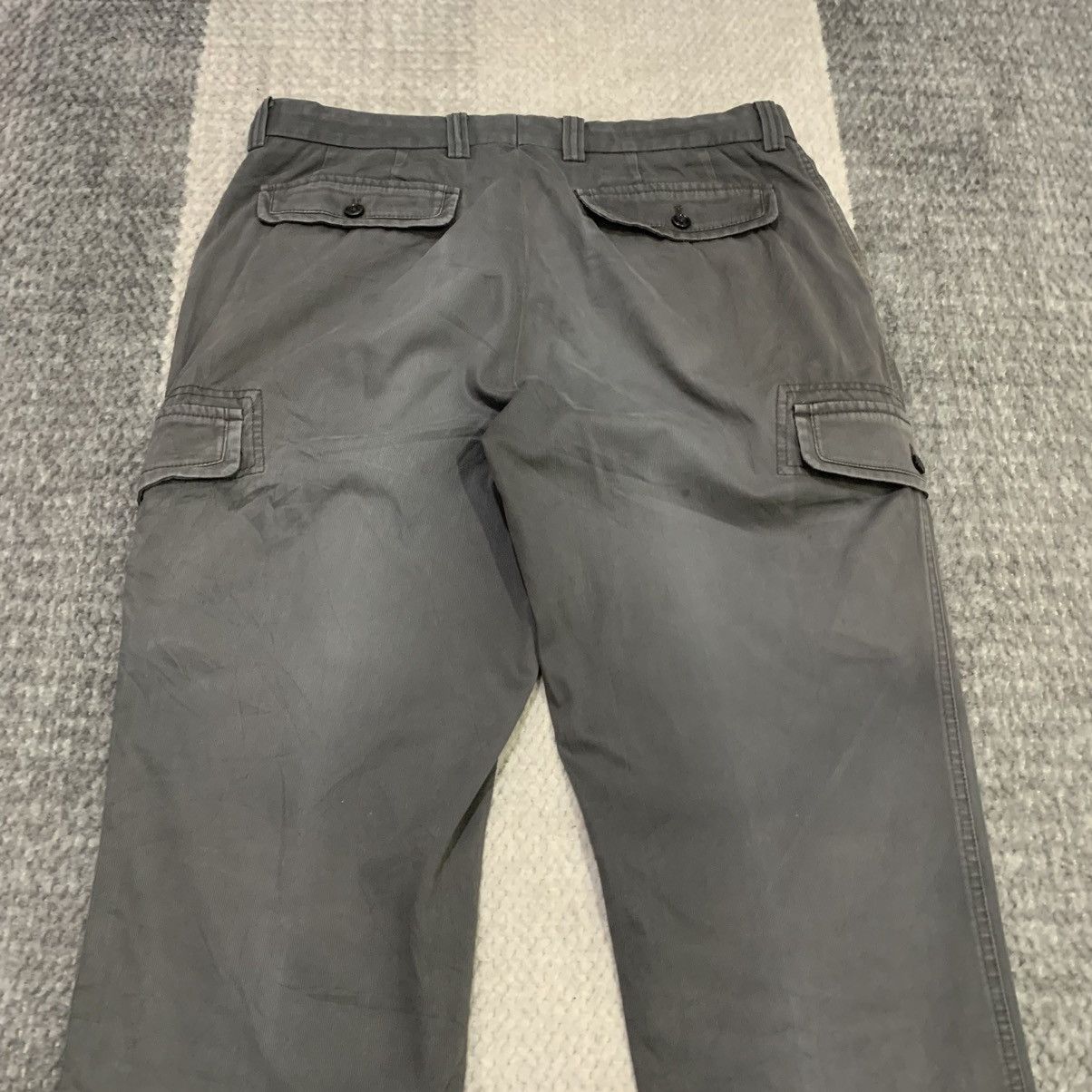 Il Bisonte × Japanese Brand × OVER THE STRiPES IL FARO Faded Stripe Multupocket Tactical Casual Cargo Pant Size US 34 / EU 50 - 10 Thumbnail