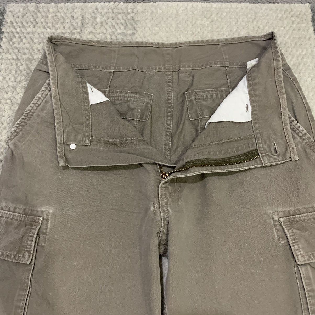 Japanese Brand GRANCISCO 80s BAGGY MULTIPOCKET TACTICAL UTILITY CARGO PANT Size US 30 / EU 46 - 14 Thumbnail