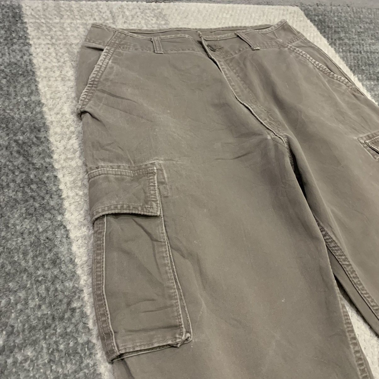 Japanese Brand GRANCISCO 80s BAGGY MULTIPOCKET TACTICAL UTILITY CARGO PANT Size US 30 / EU 46 - 6 Thumbnail