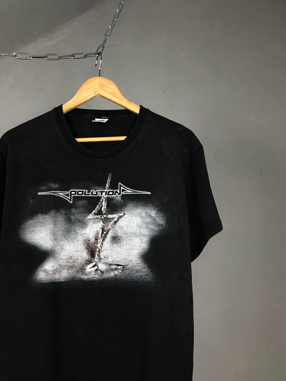 Band Tees × Vintage Polution vintage rock band tee Size US L / EU 52-54 / 3 - 2 Thumbnail