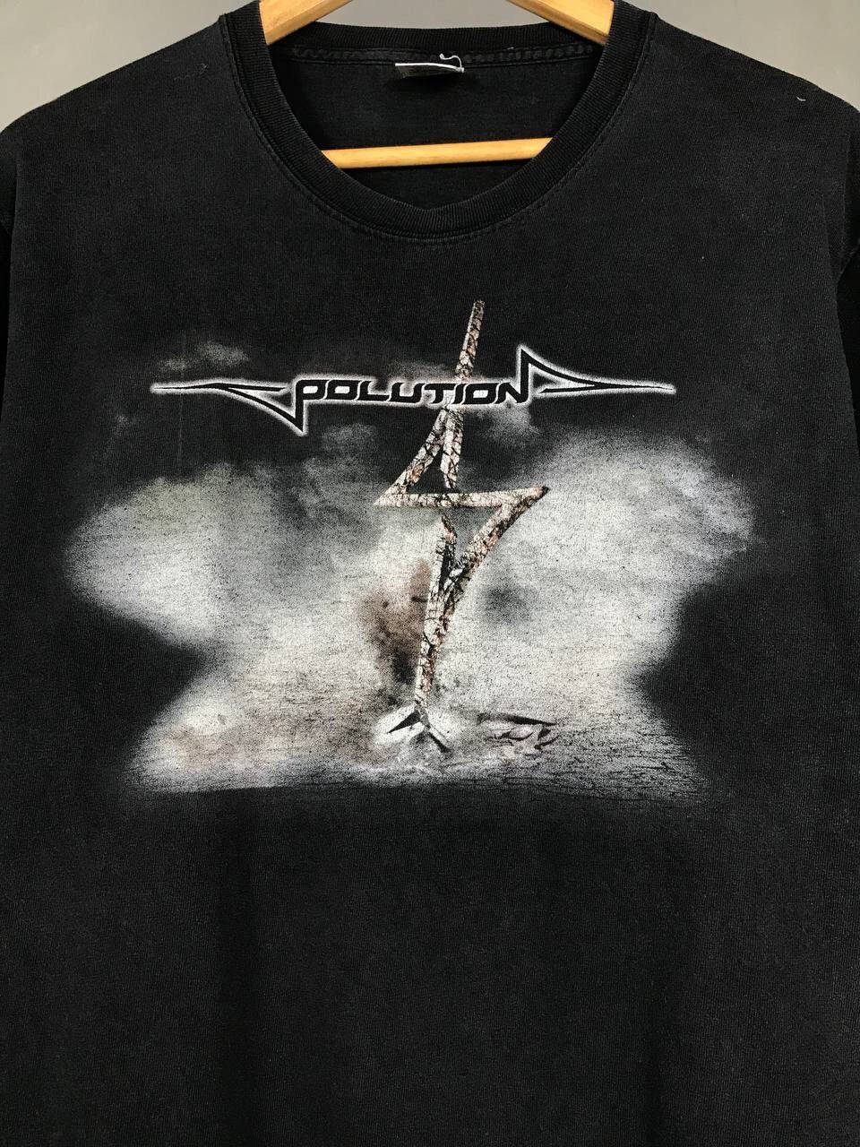 Band Tees × Vintage Polution vintage rock band tee Size US L / EU 52-54 / 3 - 3 Thumbnail