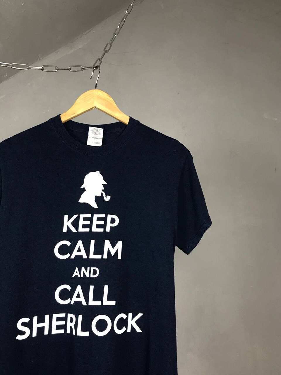 Other Keep Calm and call Sherlock vintage streetwear tee Size US S / EU 44-46 / 1 - 2 Thumbnail