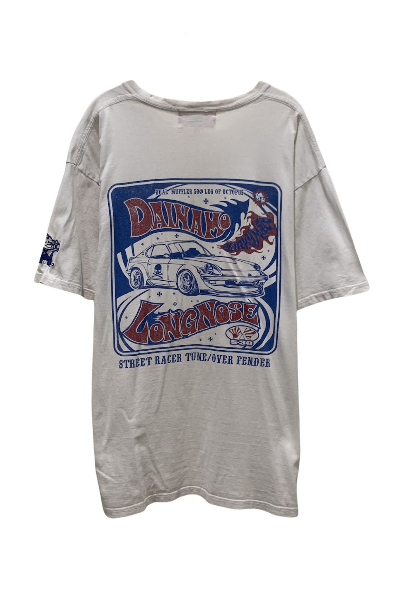 Japanese Brand Vintage Dainamo Work Distressed Tee Size US XXL / EU 58 / 5 - 1 Thumbnail