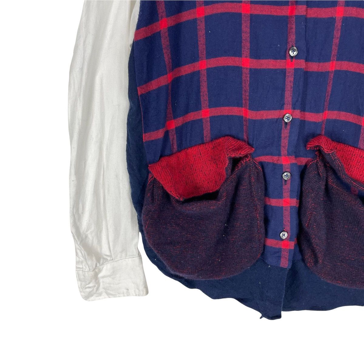 Issey Miyake ❄️TSUMORI CHISATO TARTAN PLAIDS BUTTON SHIRT Size US M / EU 48-50 / 2 - 4 Thumbnail