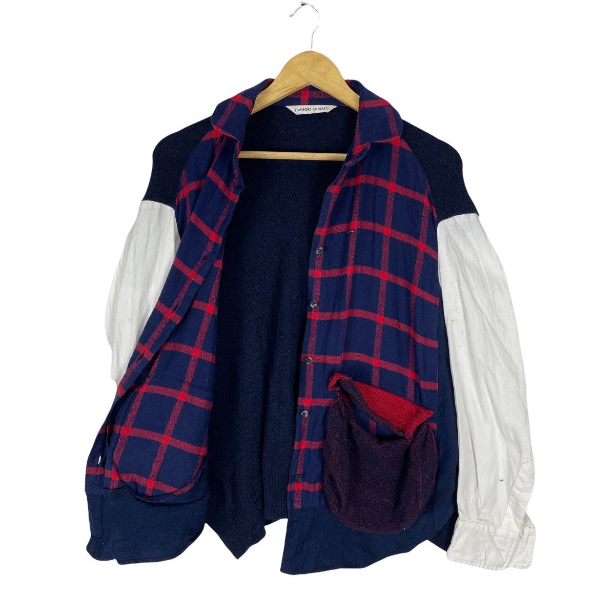 Issey Miyake ❄️TSUMORI CHISATO TARTAN PLAIDS BUTTON SHIRT Size US M / EU 48-50 / 2 - 6 Thumbnail