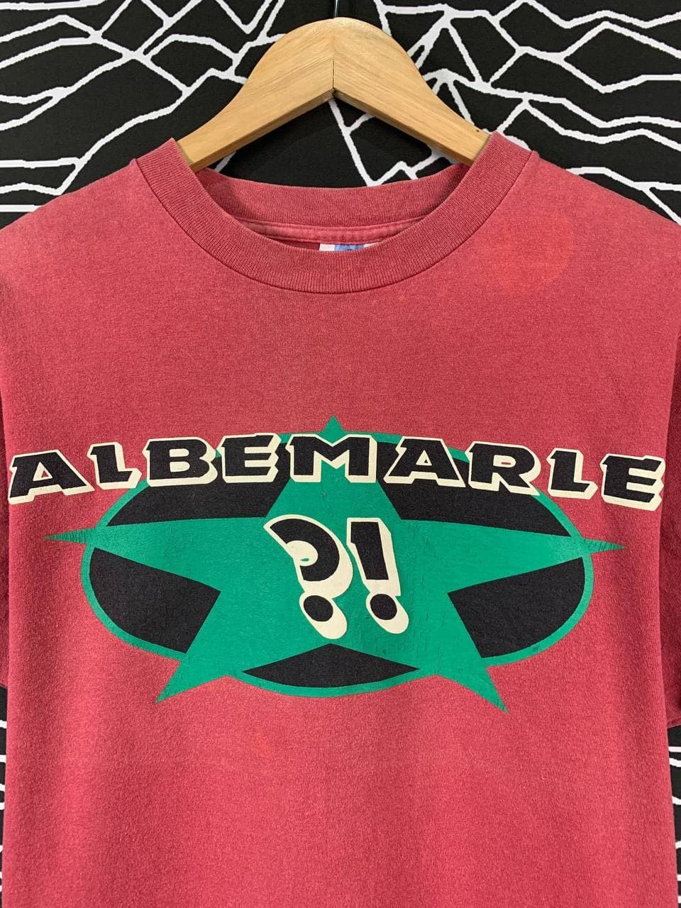 Vintage Vtg Albemarle Rock Star Graphic Made In Usa Tee Size US M / EU 48-50 / 2 - 3 Thumbnail