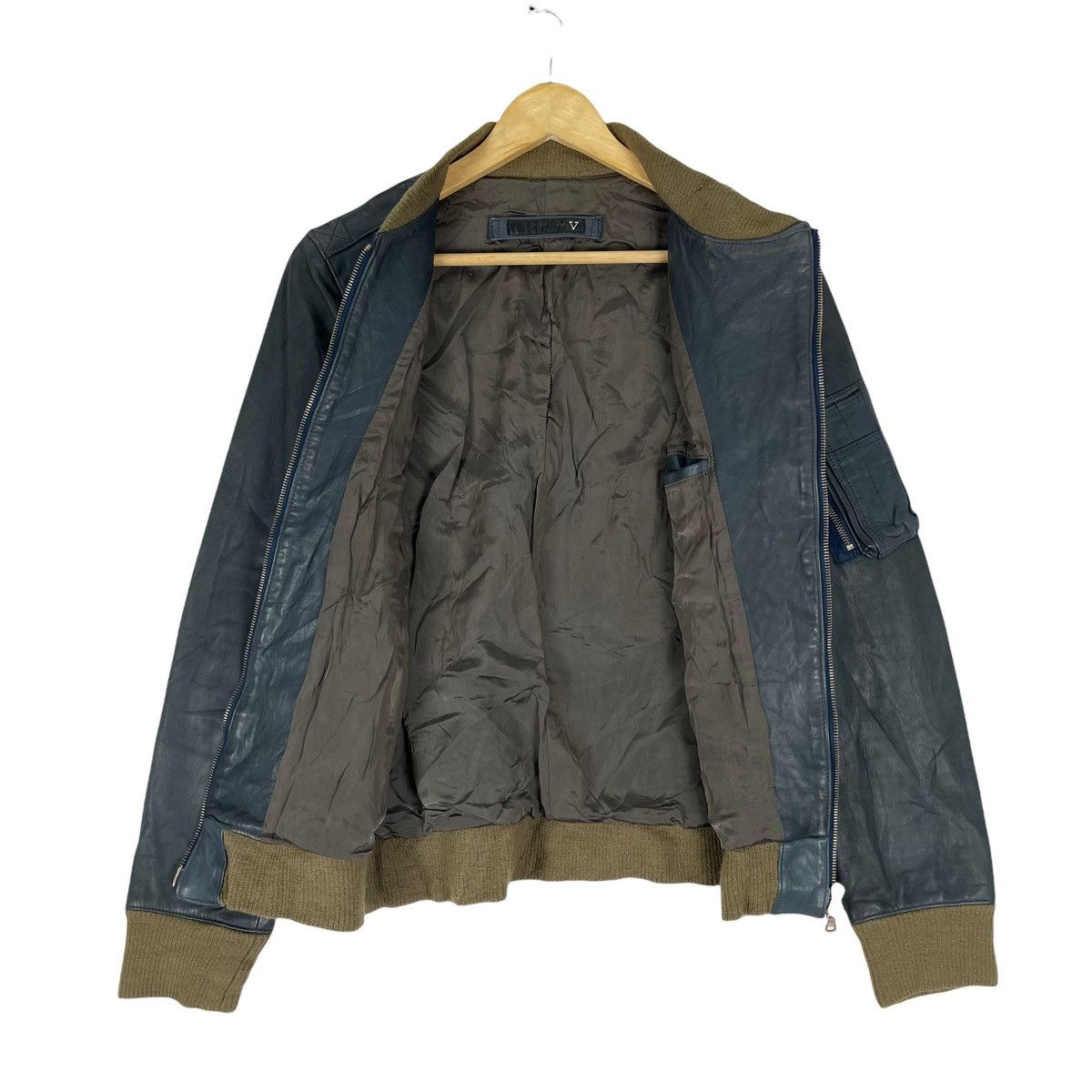 Japanese Brand ⚡️VARDE 77 AW2009 HORSE LEATHER ZIPPER JACKET Size US M / EU 48-50 / 2 - 11 Thumbnail