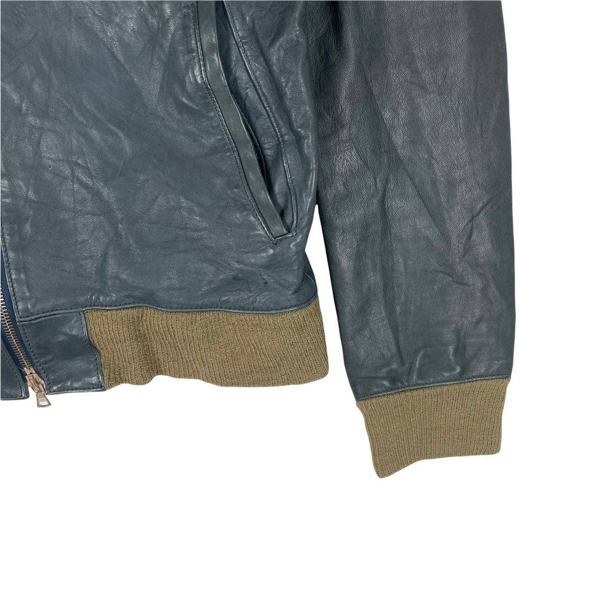 Japanese Brand ⚡️VARDE 77 AW2009 HORSE LEATHER ZIPPER JACKET Size US M / EU 48-50 / 2 - 5 Thumbnail