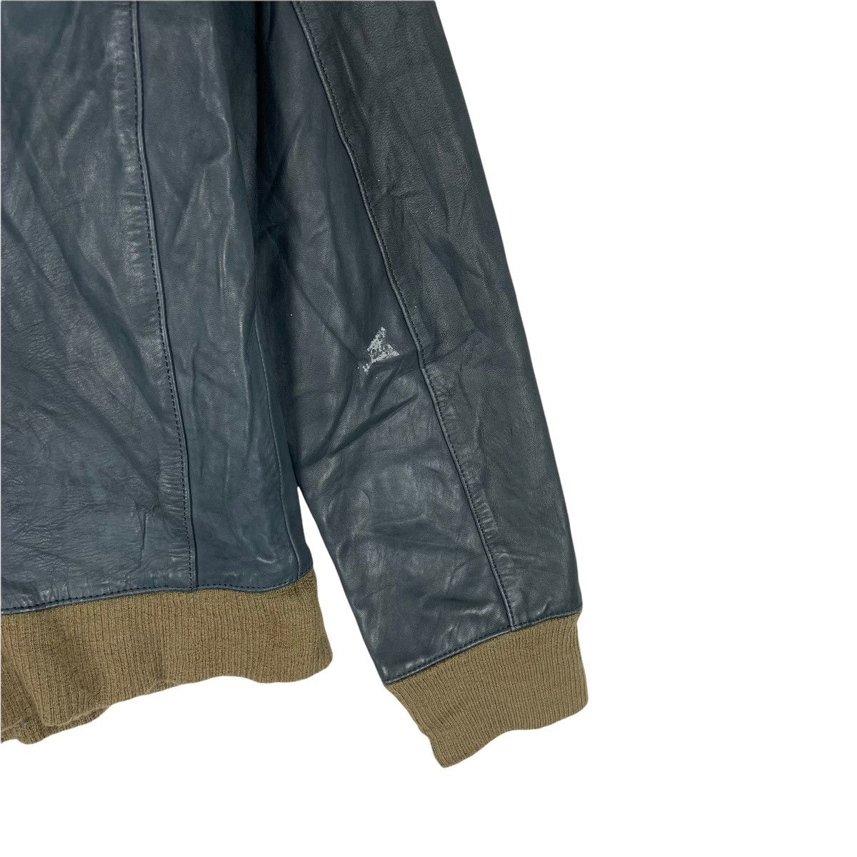 Japanese Brand ⚡️VARDE 77 AW2009 HORSE LEATHER ZIPPER JACKET Size US M / EU 48-50 / 2 - 6 Thumbnail