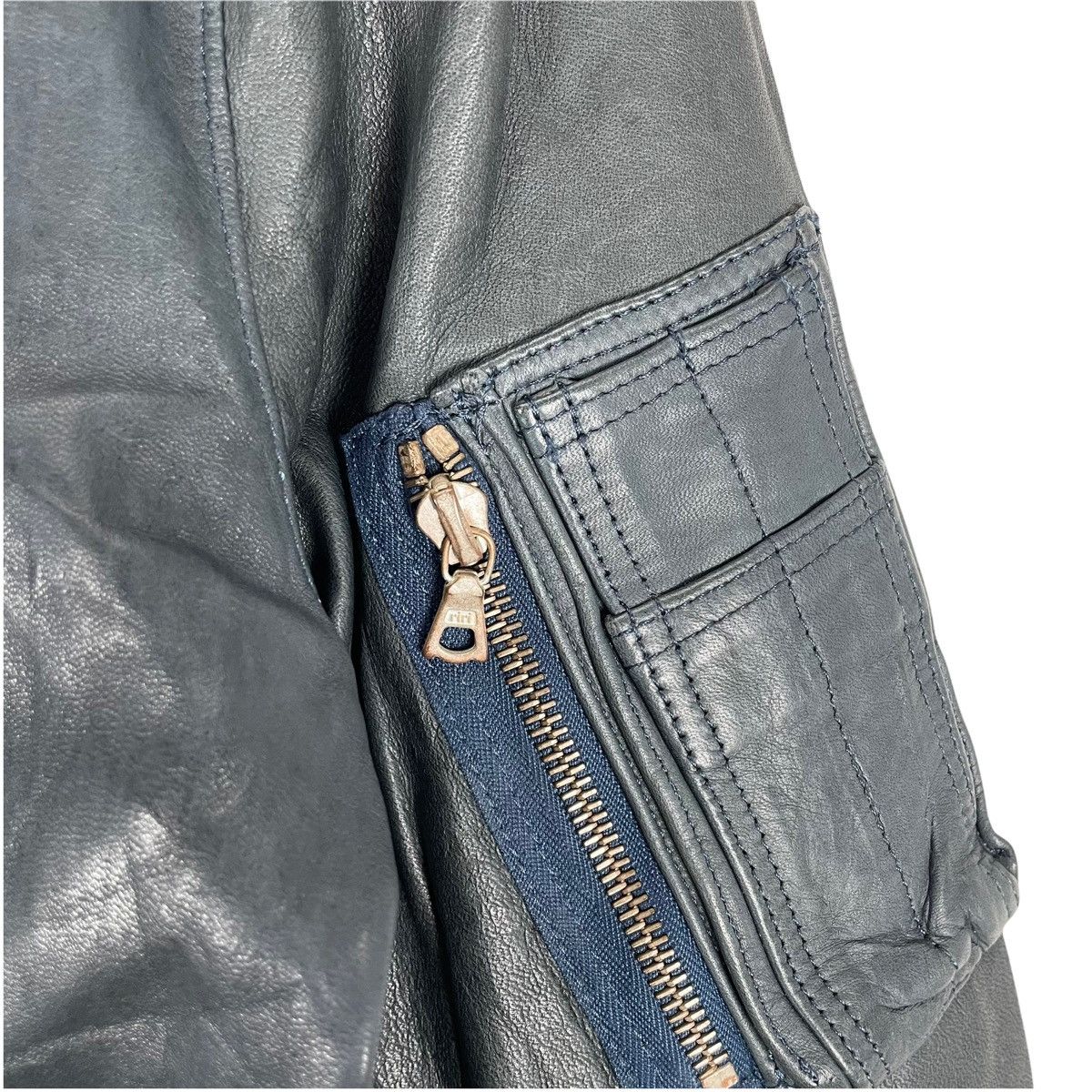 Japanese Brand ⚡️VARDE 77 AW2009 HORSE LEATHER ZIPPER JACKET Size US M / EU 48-50 / 2 - 4 Thumbnail