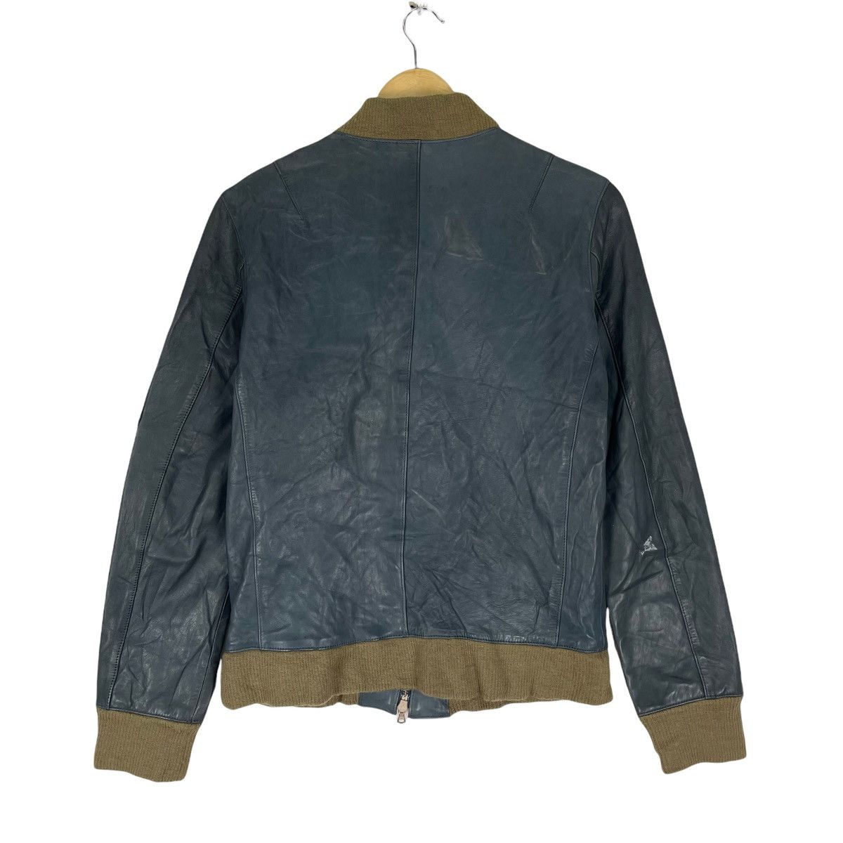 Japanese Brand ⚡️VARDE 77 AW2009 HORSE LEATHER ZIPPER JACKET Size US M / EU 48-50 / 2 - 12 Thumbnail
