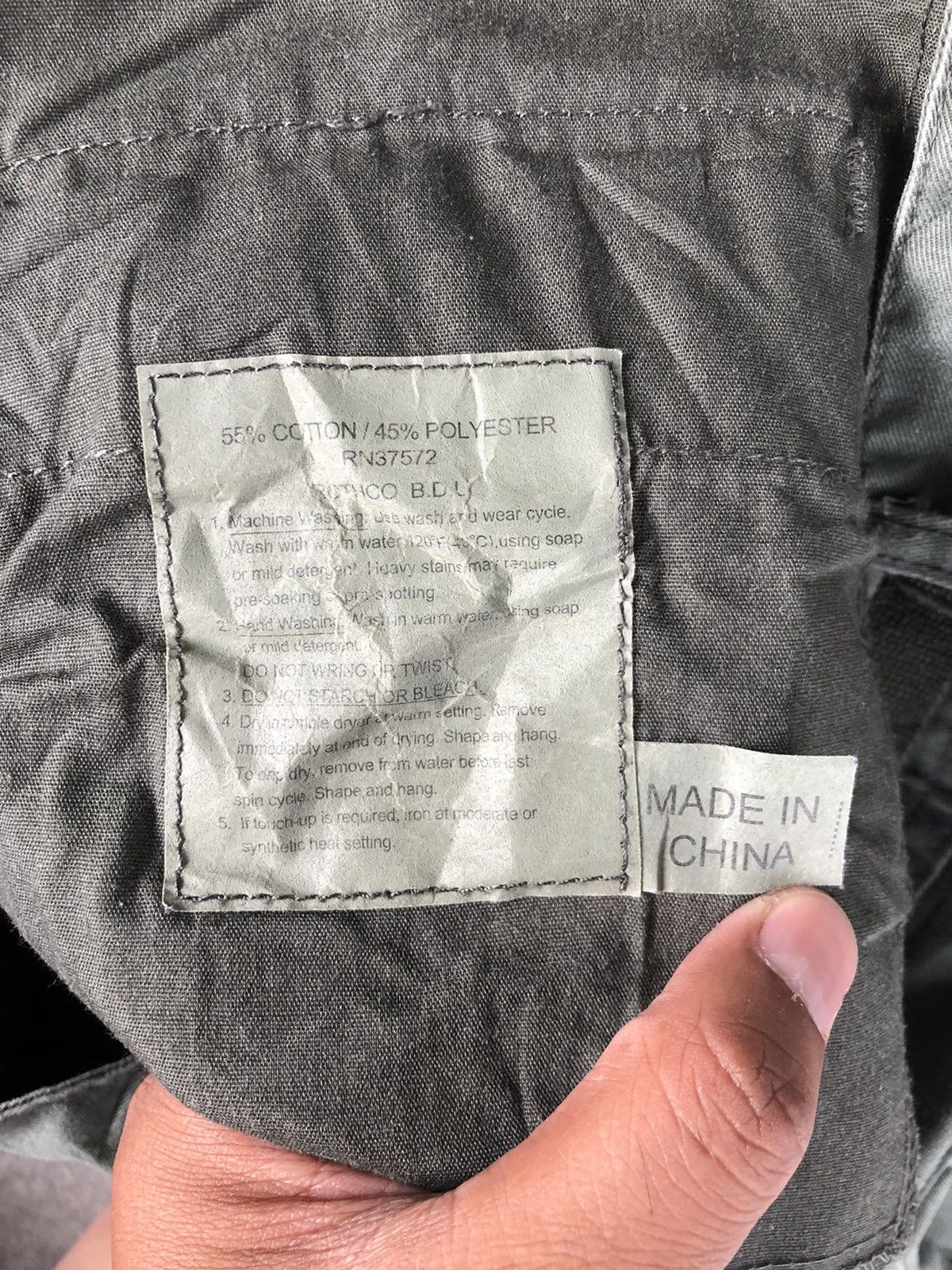 Vintage Vintage Army Cargo Pants Tactical Multi Pocket Size US 32 / EU 48 - 13 Thumbnail