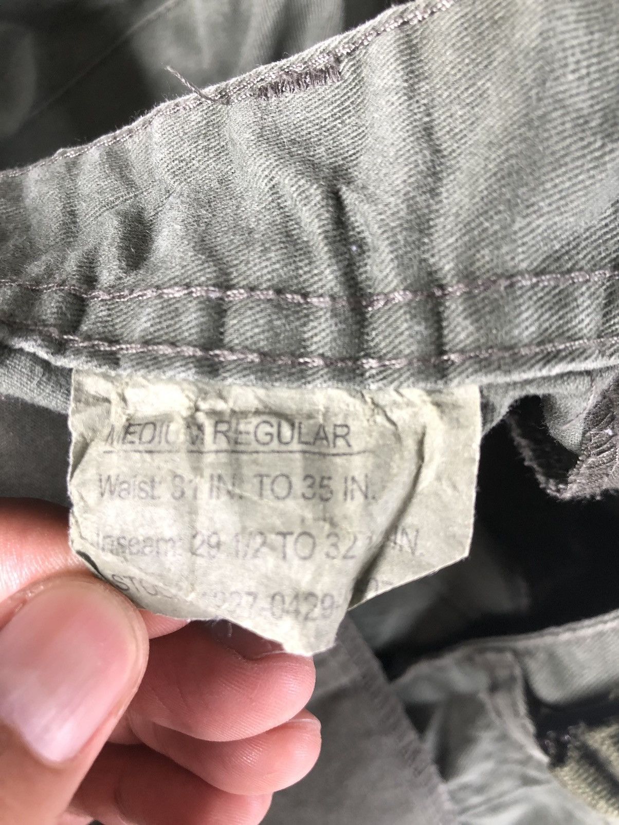 Vintage Vintage Army Cargo Pants Tactical Multi Pocket Size US 32 / EU 48 - 14 Thumbnail