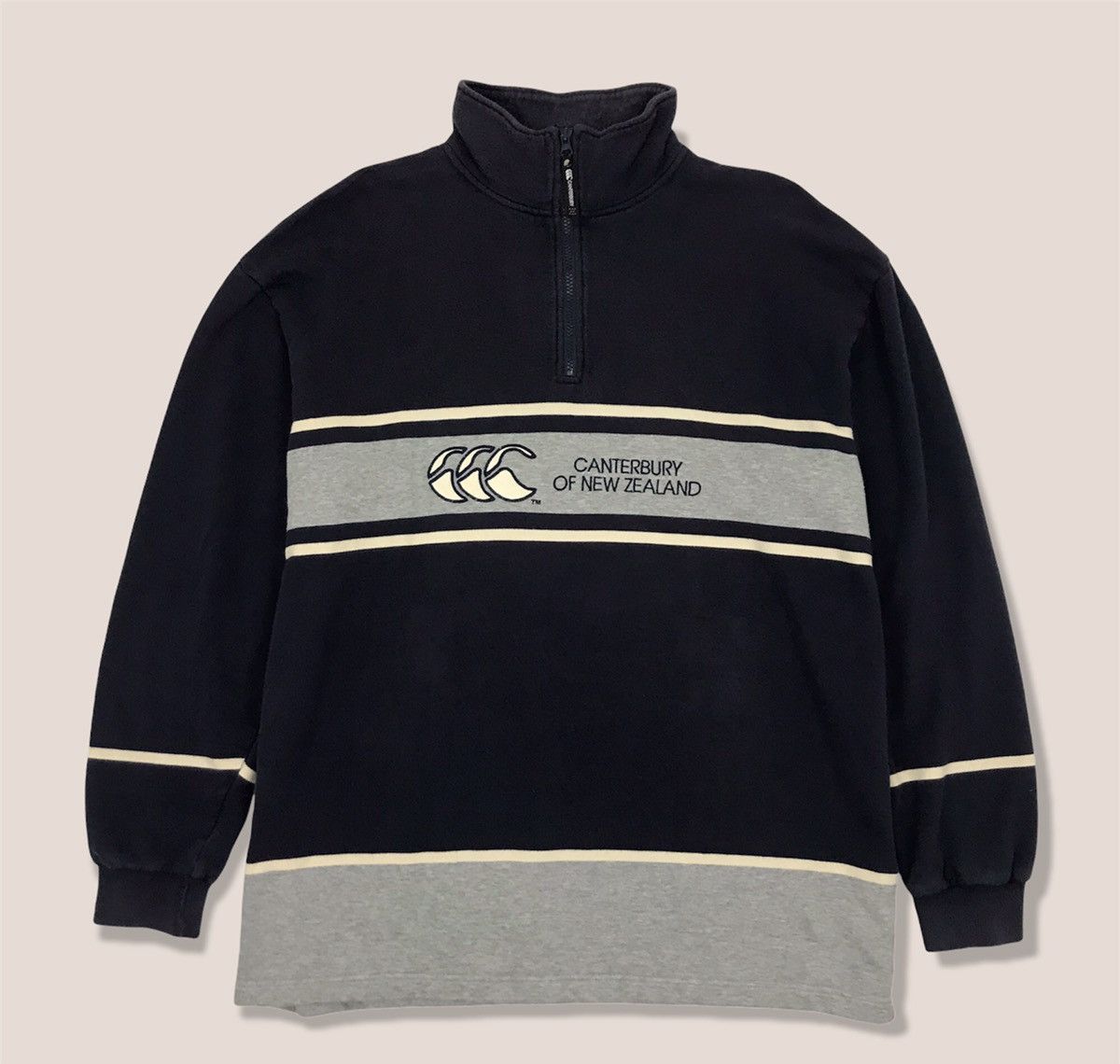Vintage Canterbury New Zealand Button Sweatshirt