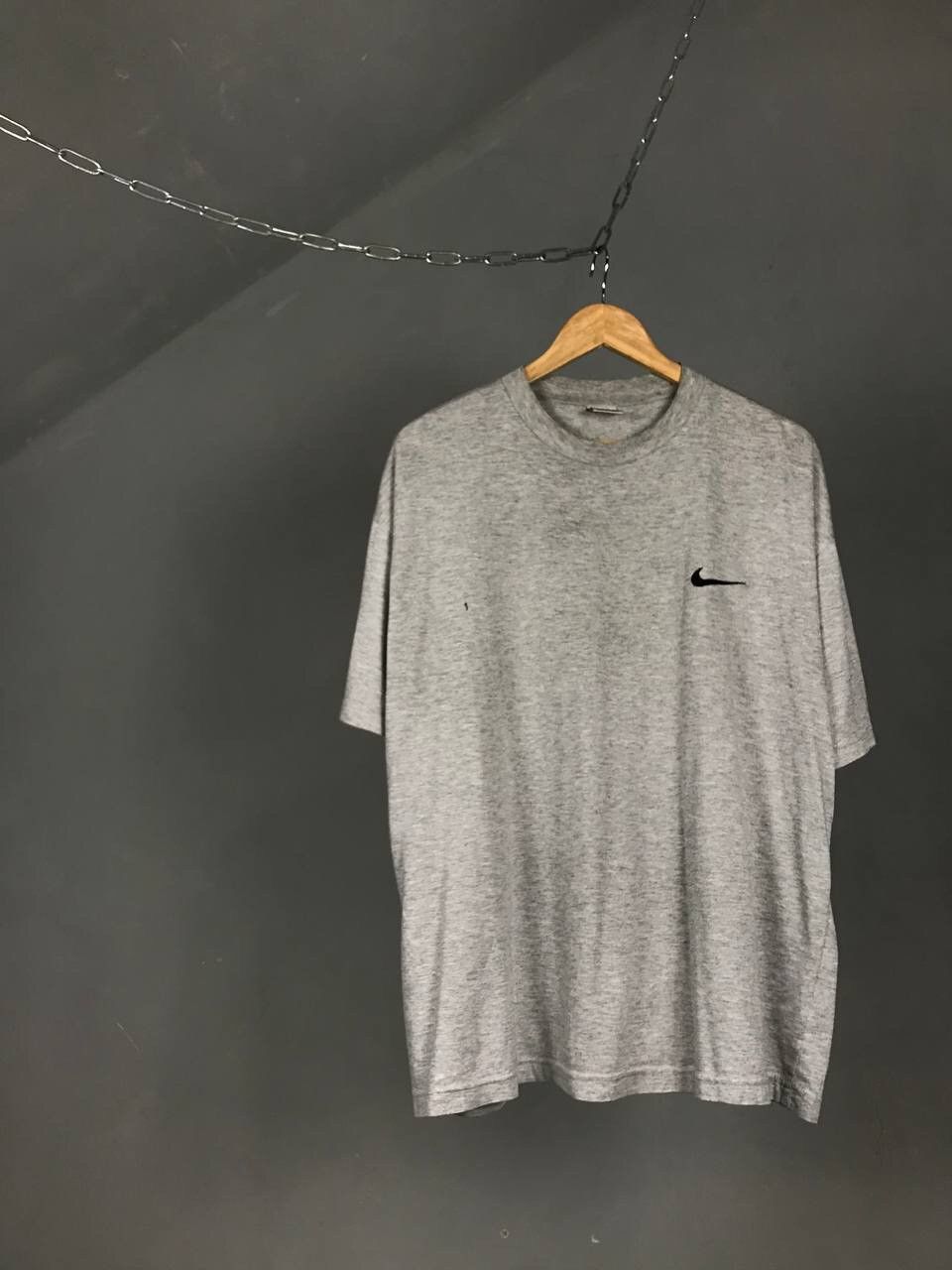 Nike × Vintage Nike swoosh streetwear vintage tee Size US L / EU 52-54 / 3 - 1 Thumbnail