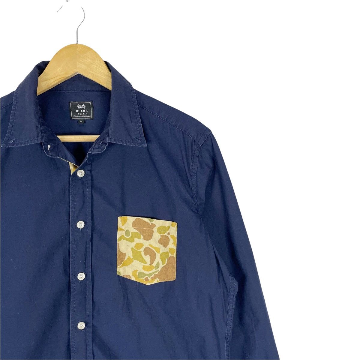 ☀️BEAMS HEARTS JAPAN CAMOUFLAGE BUTTON SHIRT LIKE BAPE