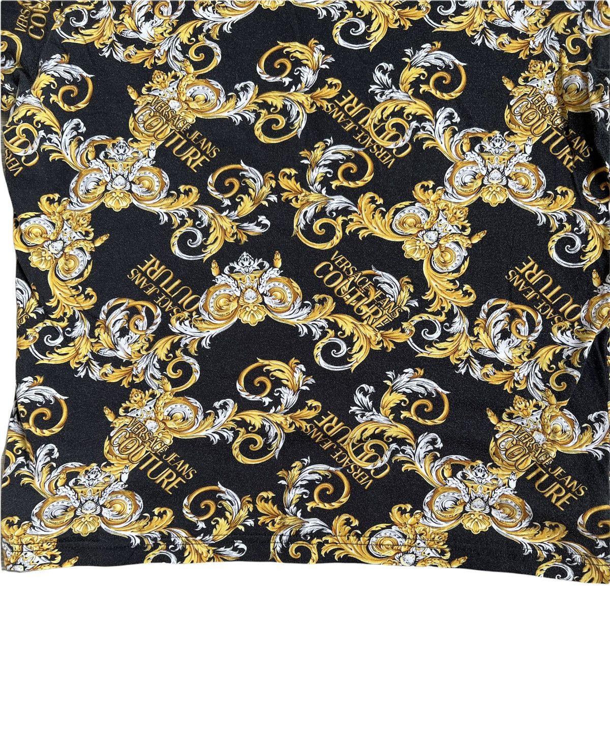 Versace × Versace Jeans Couture 🔥Versace Multi Logo T-shirt/Versace Barocco Printed T-shirt Size US S / EU 44-46 / 1 - 12 Thumbnail