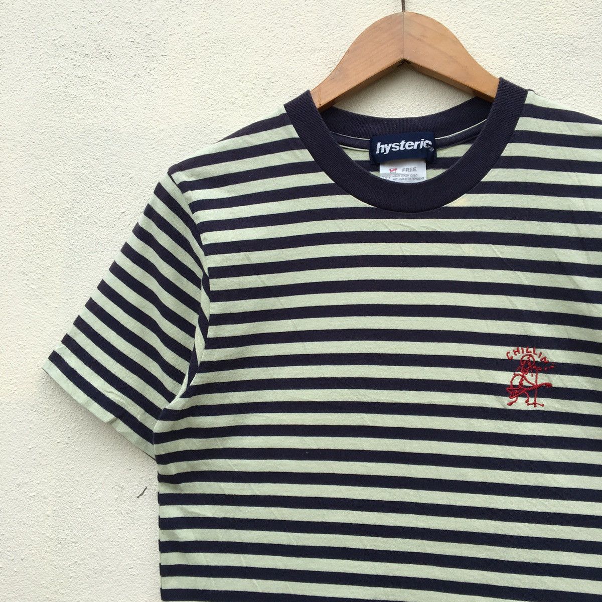 Hysteric Glamour × Vintage Vintage HYSTERIC GLAMOUR CHILLIN STRIPE T-shirt Size US S / EU 44-46 / 1 - 4 Thumbnail