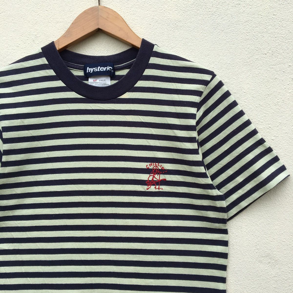 Hysteric Glamour × Vintage Vintage HYSTERIC GLAMOUR CHILLIN STRIPE T-shirt Size US S / EU 44-46 / 1 - 3 Thumbnail