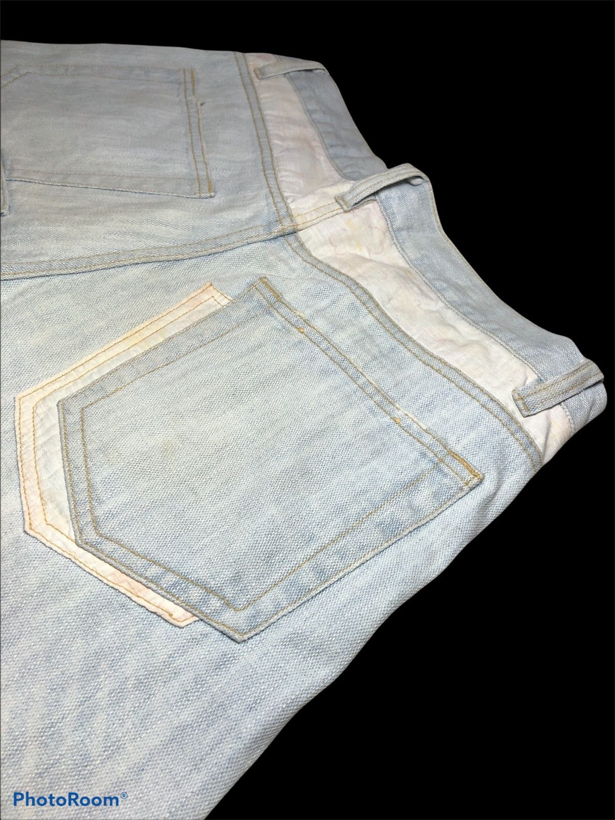 If Six Was Nine JAPANESSE PATCHES DISTRESSED DENIM Size US 34 / EU 50 - 10 Thumbnail