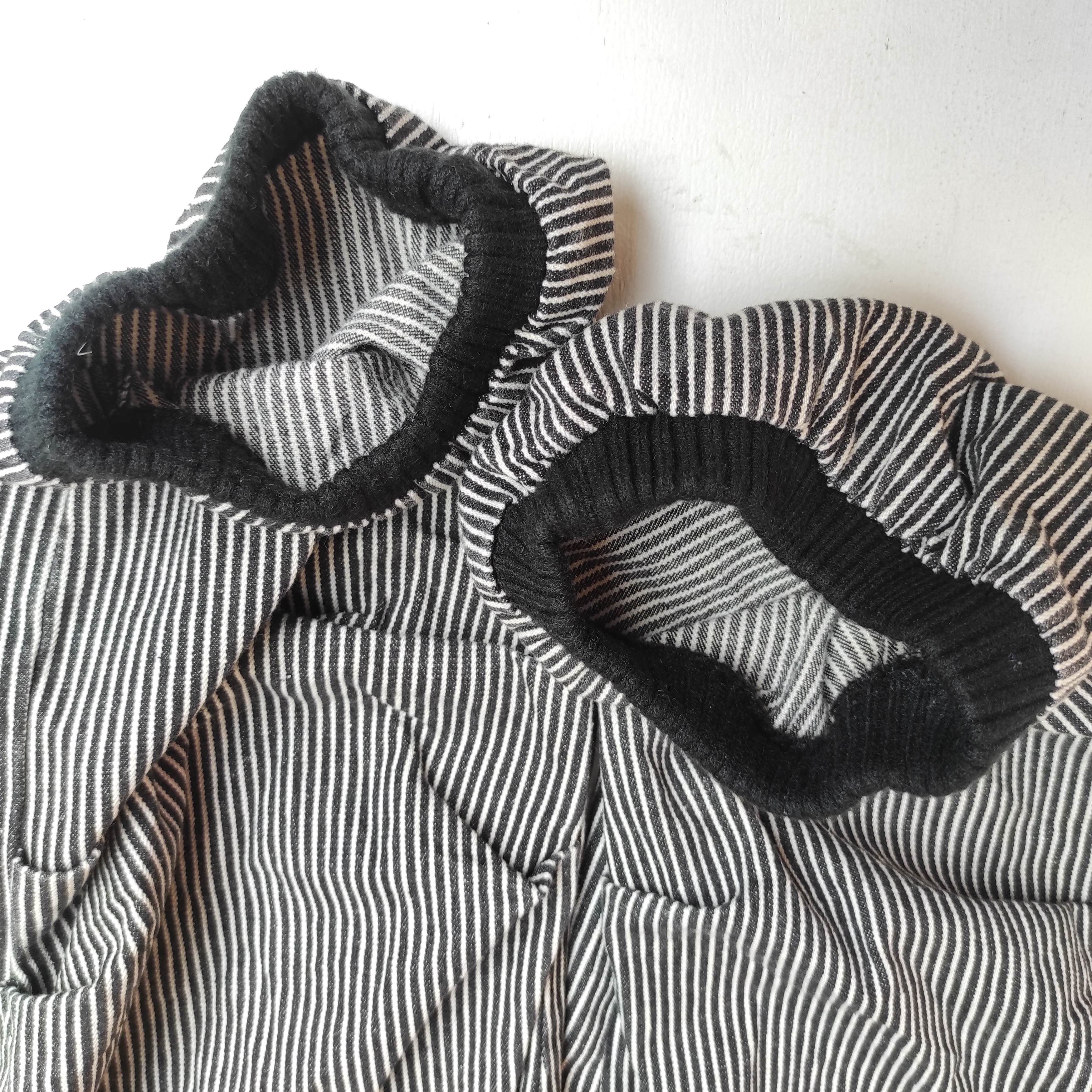 Japanese Brand Vintage Dig Deep Overall Jumpsuit Hickory Stripe Denim Size US 28 / EU 44 - 4 Thumbnail