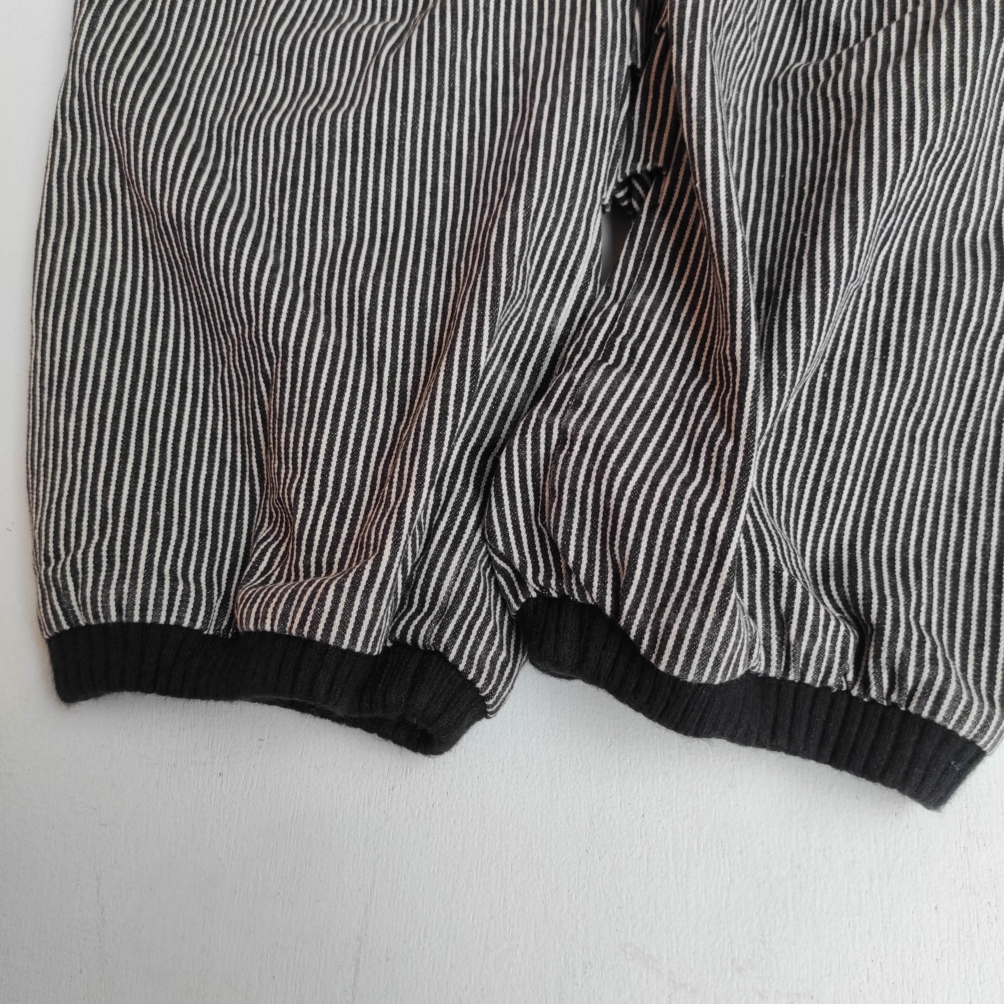Japanese Brand Vintage Dig Deep Overall Jumpsuit Hickory Stripe Denim Size US 28 / EU 44 - 16 Thumbnail