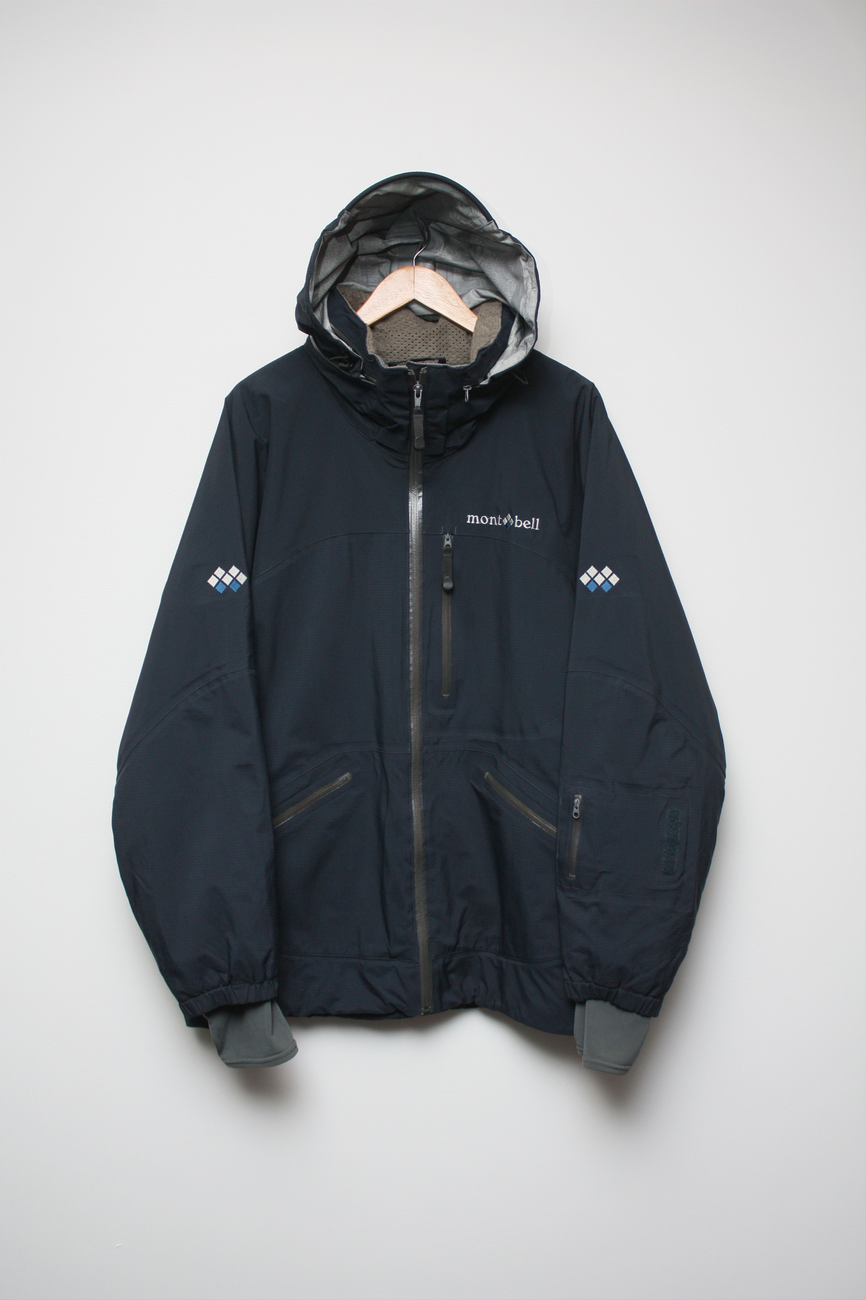 Montbell Montbell Navy Membrana Jacket Outdoor Hiking Size US M / EU 48-50 / 2 - 1 Thumbnail