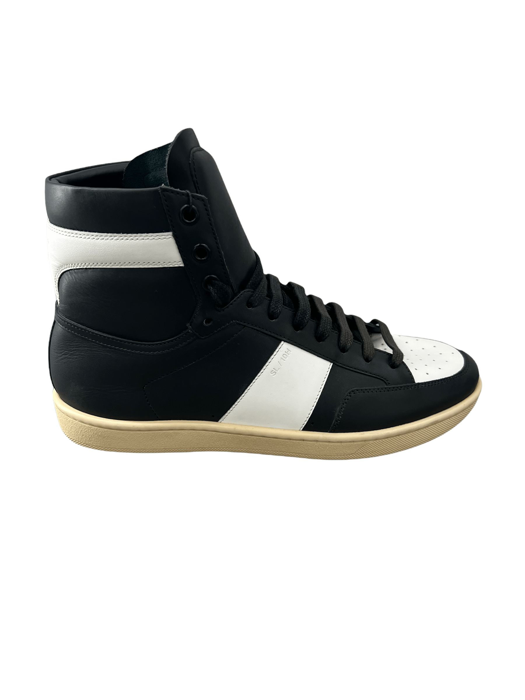 SAINT LAURENT PARIS｜SNEAKERS (818135 00N00 1000) Saint Laurent YSL Womens SL/18H 20 Suede Fringe High Top