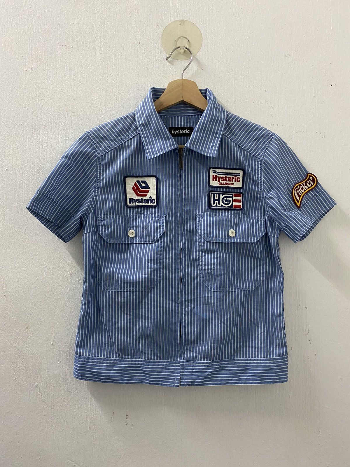 Hysteric Glamour Hysteric Glamour Hickory Stripe Zip Work