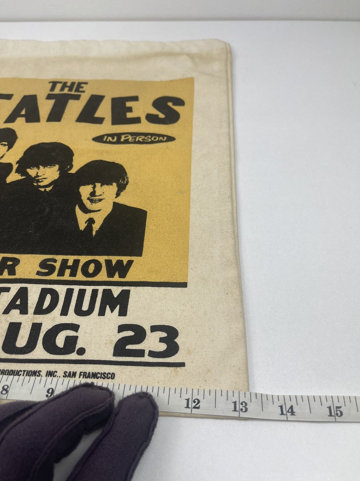 Vintage Vintage 1989 The Beatles Limited Edition Tour Toot Bag Size ONE SIZE - 7 Thumbnail