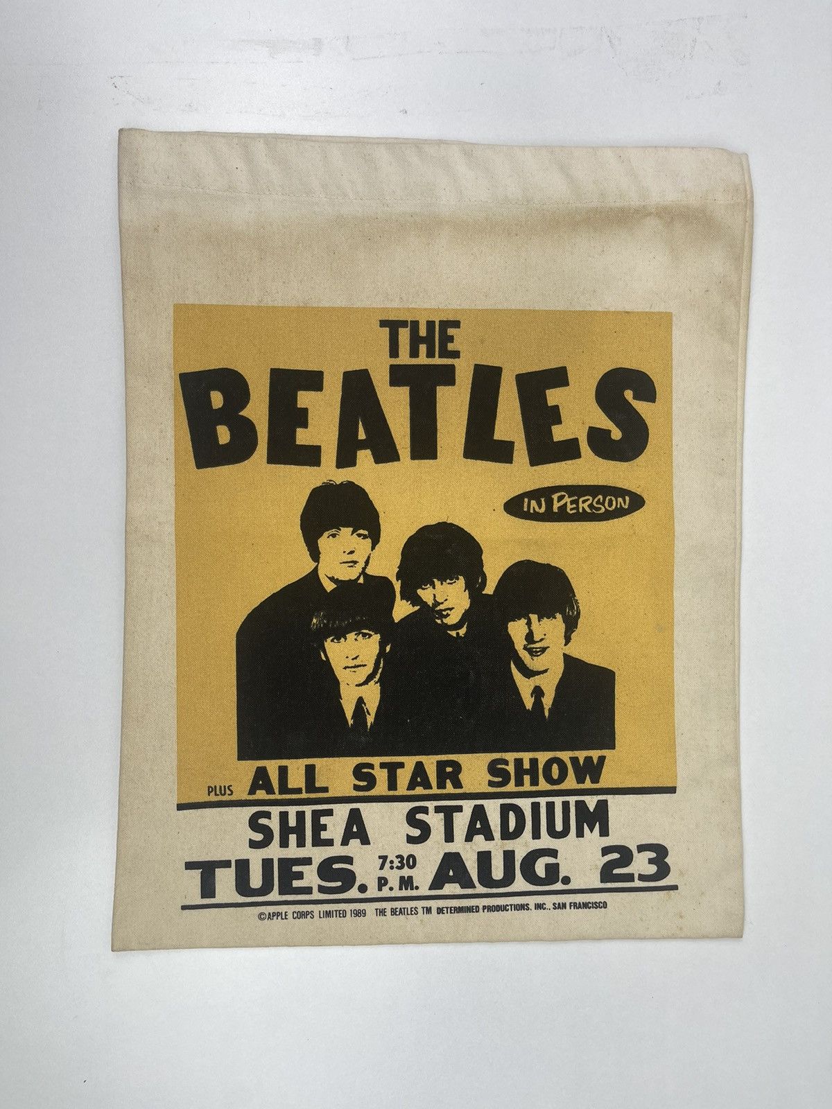 Vintage Vintage 1989 The Beatles Limited Edition Tour Toot Bag Size ONE SIZE - 1 Thumbnail
