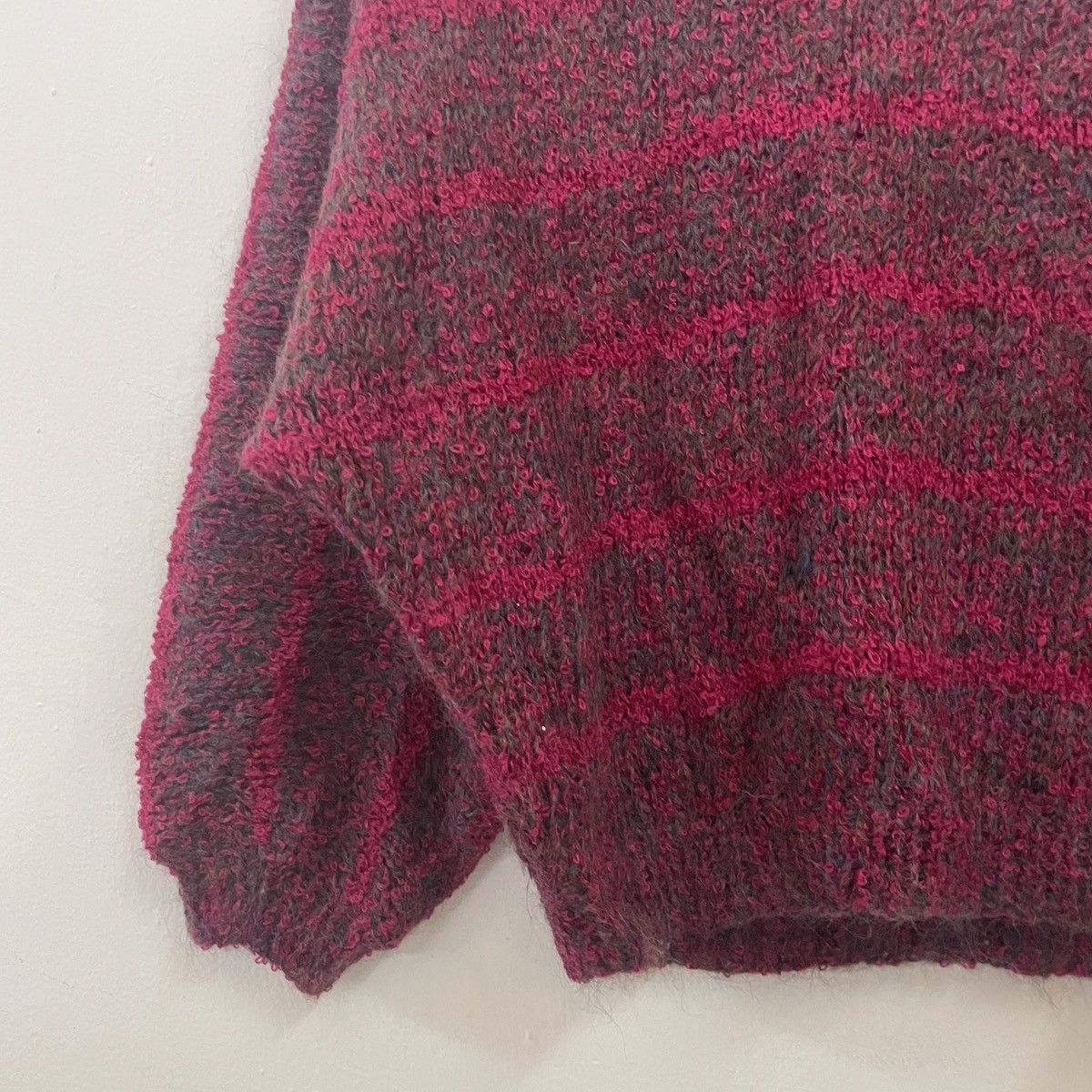 Aran Isles Knitwear Vintage Unbranded Croptop Stripe Knitwear Size US M / EU 48-50 / 2 - 7 Thumbnail