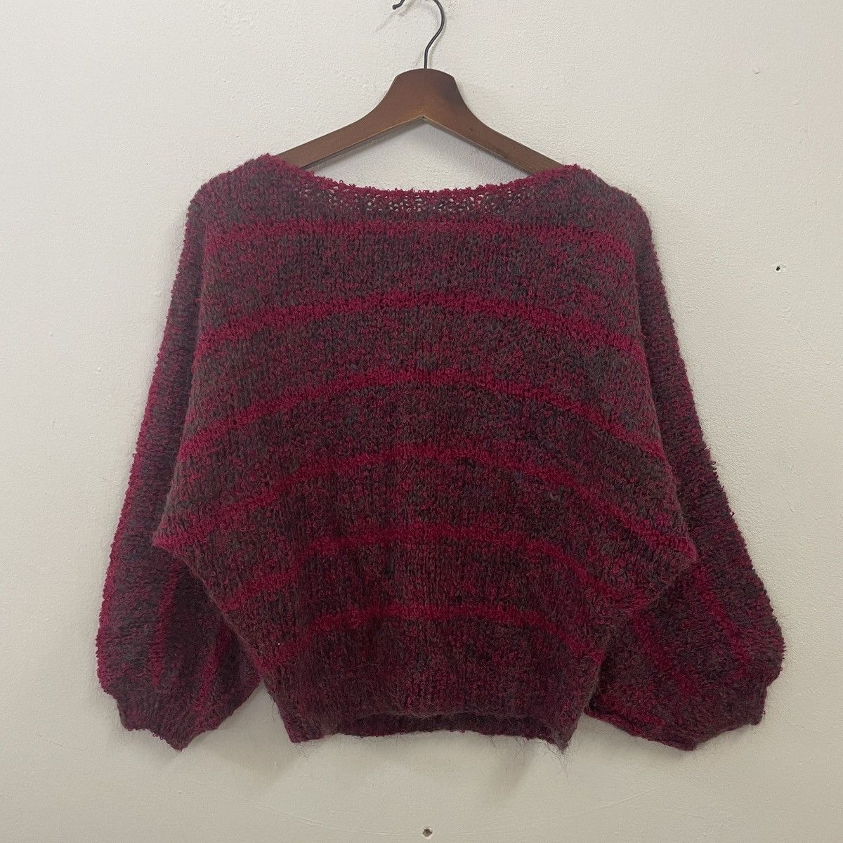 Aran Isles Knitwear Vintage Unbranded Croptop Stripe Knitwear Size US M / EU 48-50 / 2 - 5 Thumbnail