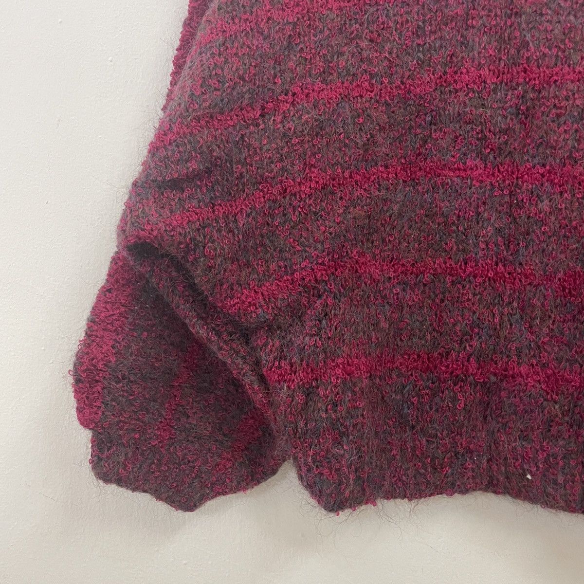 Aran Isles Knitwear Vintage Unbranded Croptop Stripe Knitwear Size US M / EU 48-50 / 2 - 3 Thumbnail