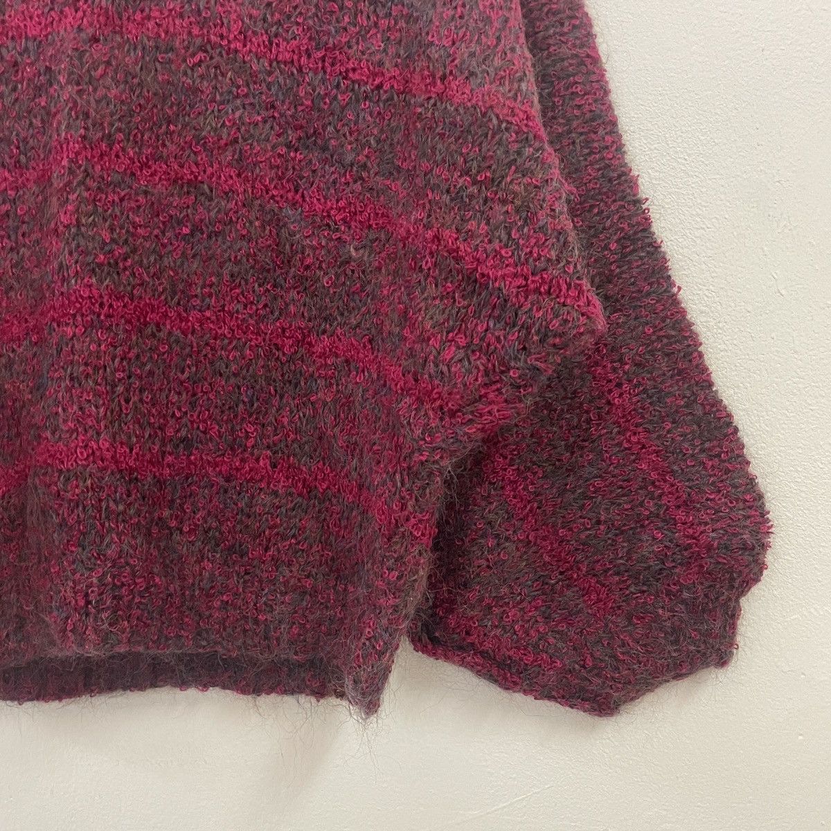 Aran Isles Knitwear Vintage Unbranded Croptop Stripe Knitwear Size US M / EU 48-50 / 2 - 6 Thumbnail