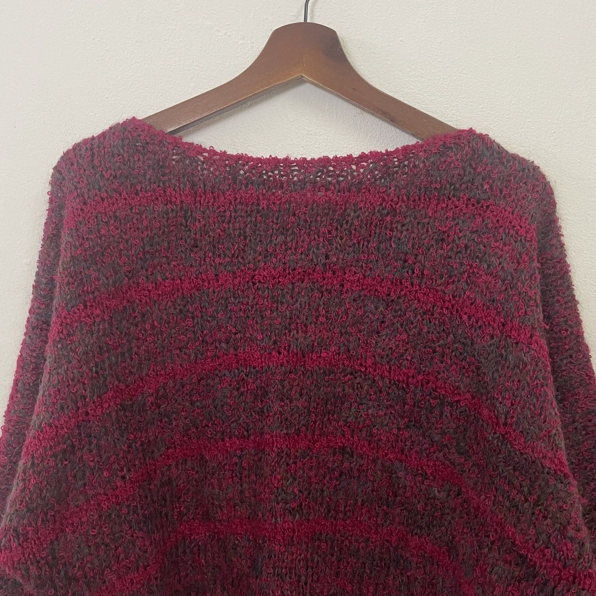 Aran Isles Knitwear Vintage Unbranded Croptop Stripe Knitwear Size US M / EU 48-50 / 2 - 8 Thumbnail