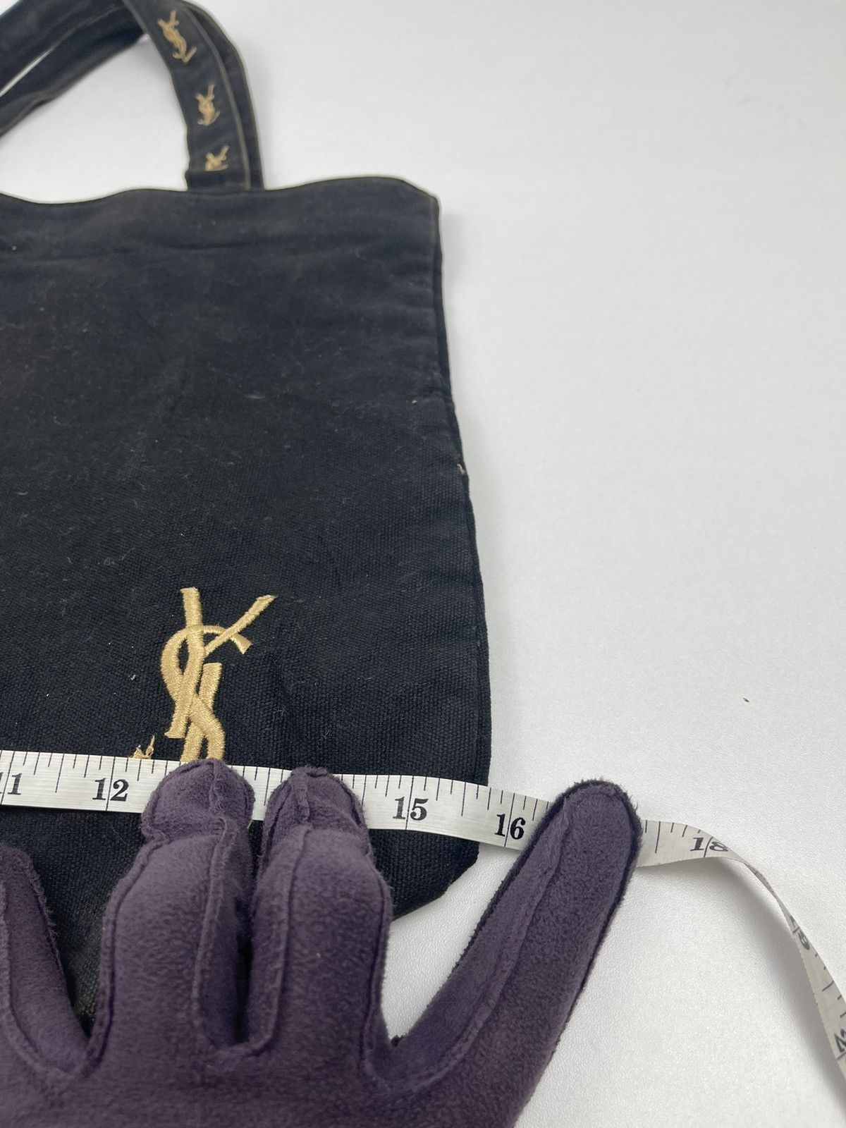 Yves Saint Laurent YSL Tote Bag Black Color Rare Design Size ONE SIZE - 10 Thumbnail
