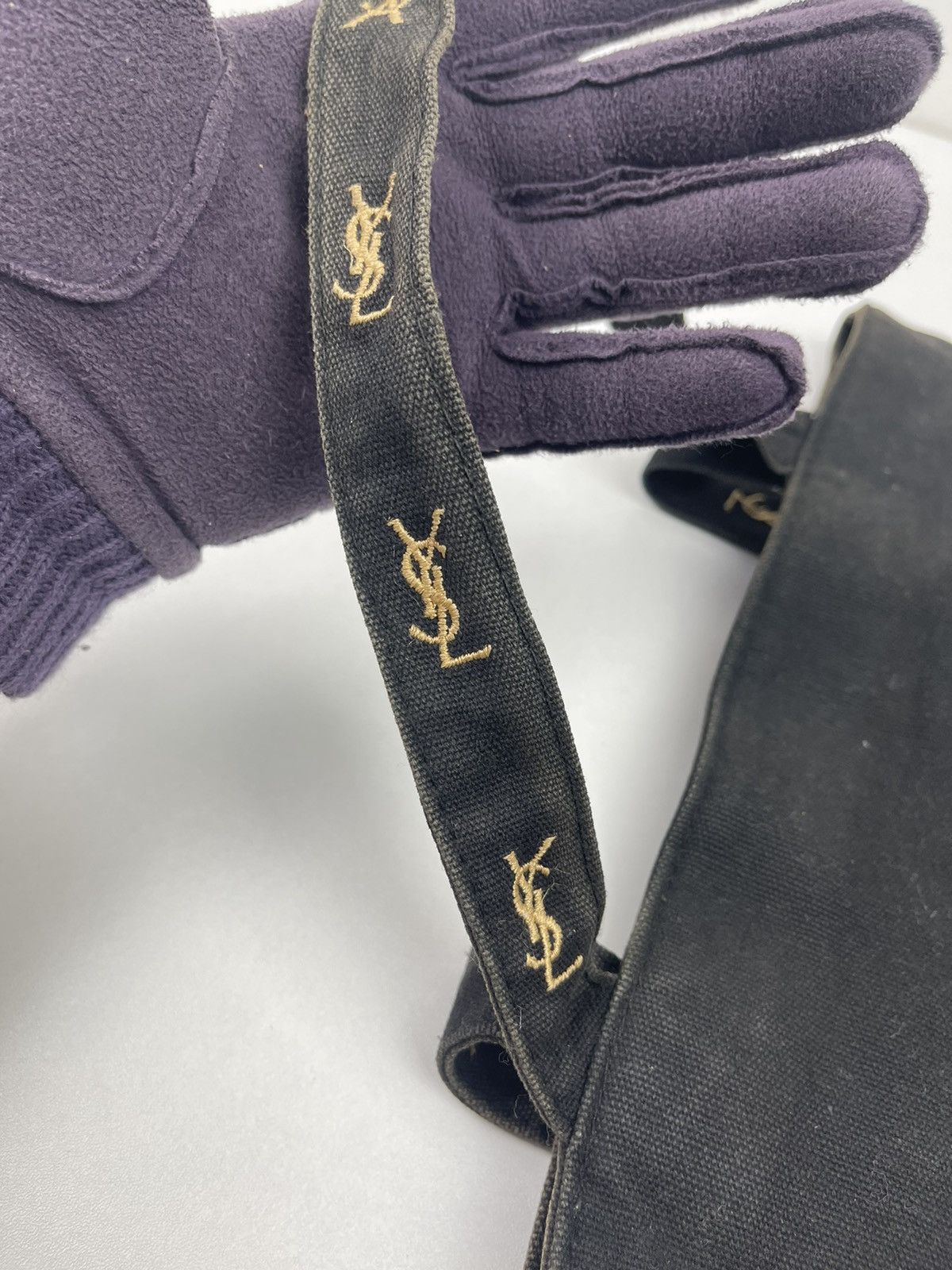 Yves Saint Laurent YSL Tote Bag Black Color Rare Design Size ONE SIZE - 7 Thumbnail