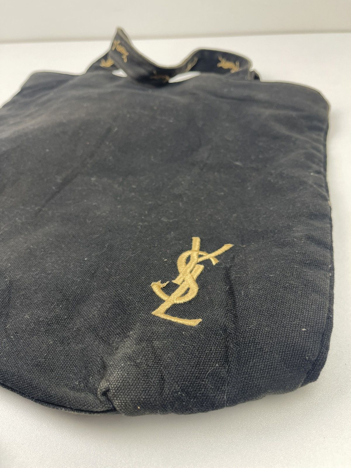 Yves Saint Laurent YSL Tote Bag Black Color Rare Design Size ONE SIZE - 6 Thumbnail