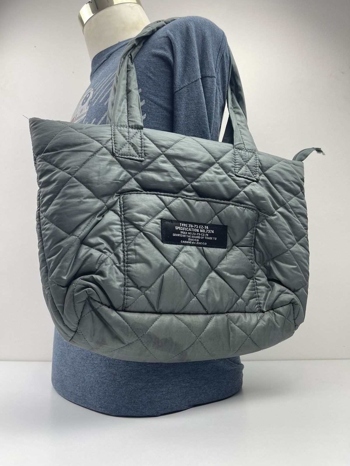 CABANE de ZUCCa Rare CABANE de Zucca Tote bag Gray Color Size ONE SIZE - 1 Thumbnail