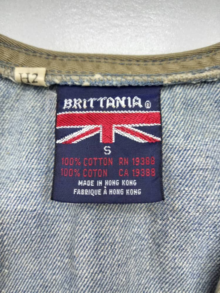 Vintage BRITTANIA Jean Vests Size S / US 4 / IT 40 - 7 Thumbnail