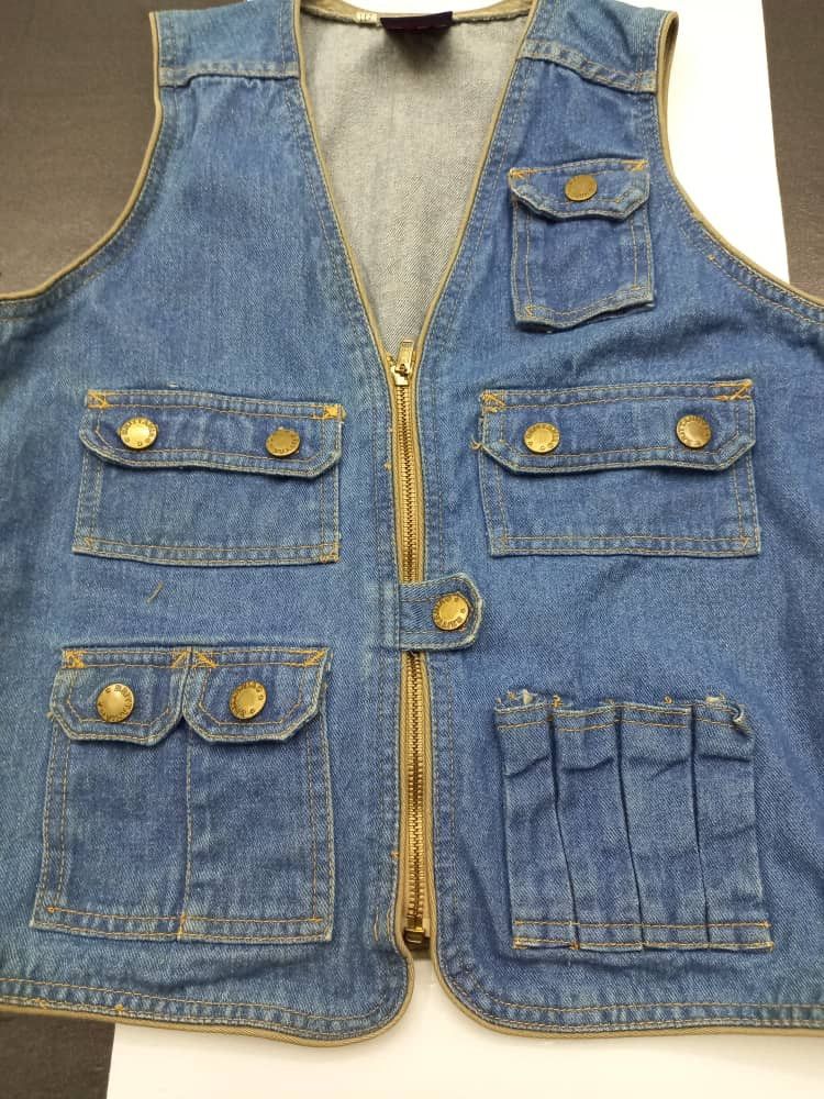 Vintage BRITTANIA Jean Vests Size S / US 4 / IT 40 - 5 Thumbnail