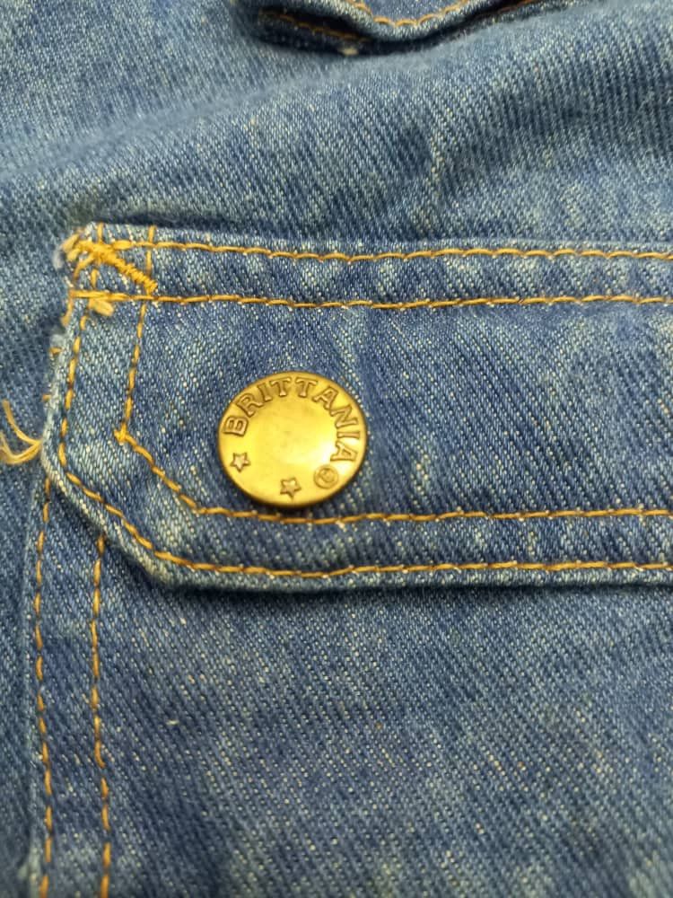 Vintage BRITTANIA Jean Vests Size S / US 4 / IT 40 - 3 Thumbnail