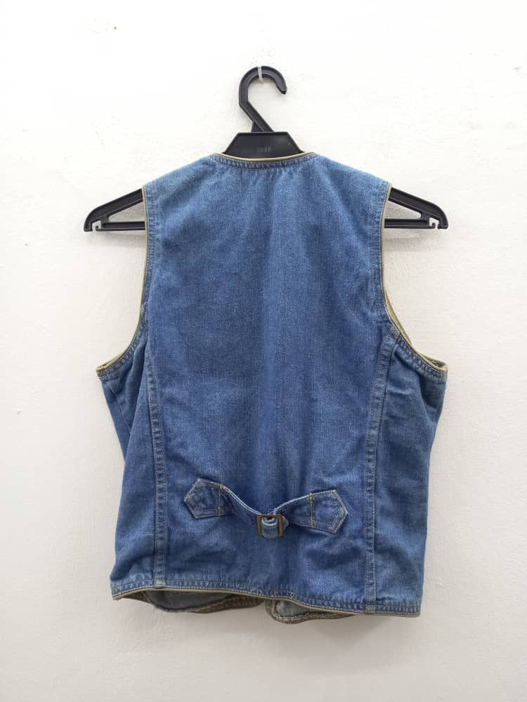 Vintage BRITTANIA Jean Vests Size S / US 4 / IT 40 - 2 Thumbnail