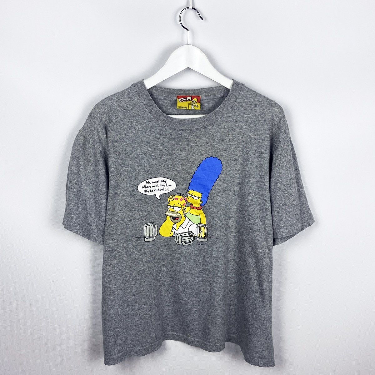 Vintage Vintage 00s The Simpsons Homer & Marge tee size XXL Woman Size US M / EU 48-50 / 2 - 1 Thumbnail