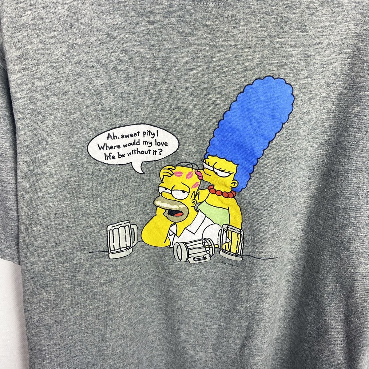 Vintage Vintage 00s The Simpsons Homer & Marge tee size XXL Woman Size US M / EU 48-50 / 2 - 3 Thumbnail